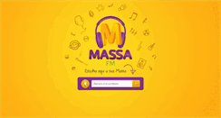 Desktop Screenshot of massafm.com.br