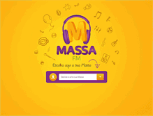 Tablet Screenshot of massafm.com.br